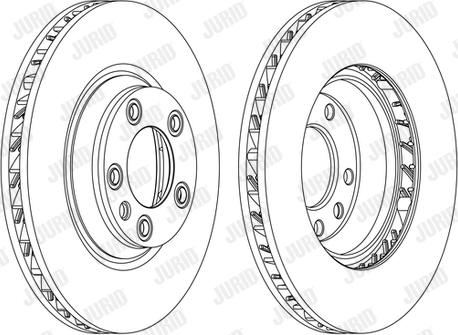 Jurid 562359J - Спирачен диск vvparts.bg