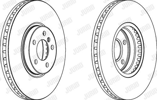 Jurid 562357JC-1 - Спирачен диск vvparts.bg