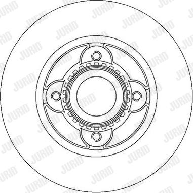 Jurid 562366J - Спирачен диск vvparts.bg