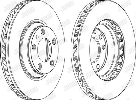 Jurid 562360J - Спирачен диск vvparts.bg