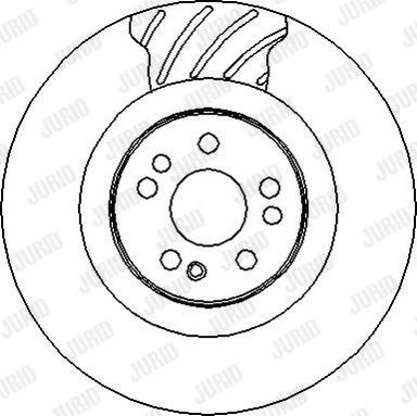 Jurid 562362J - Спирачен диск vvparts.bg