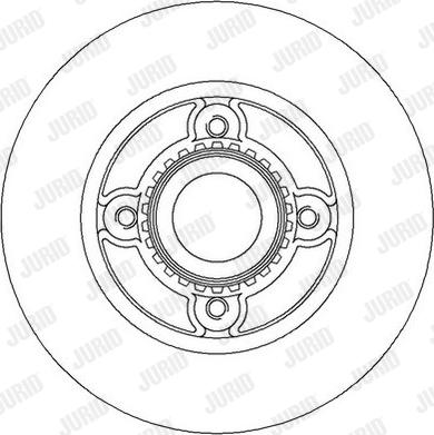 Jurid 562367JC - Спирачен диск vvparts.bg