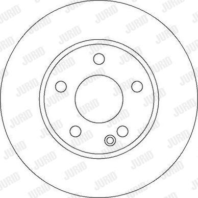 Jurid 562309J - Спирачен диск vvparts.bg