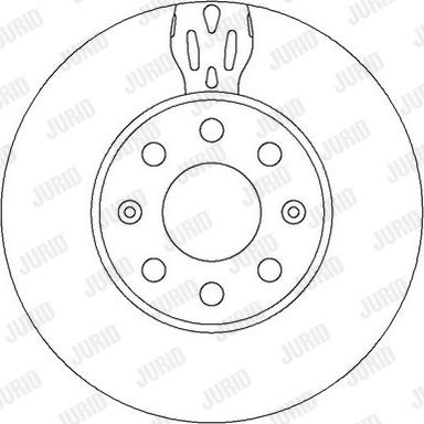 Jurid 562304JC-1 - Спирачен диск vvparts.bg