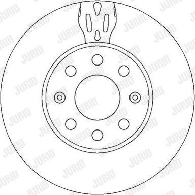 Jurid 562304J - Спирачен диск vvparts.bg