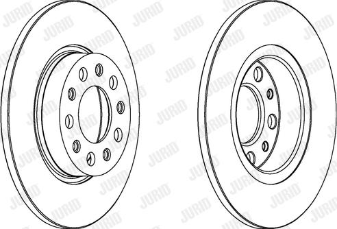 Jurid 562301JC-1 - Спирачен диск vvparts.bg