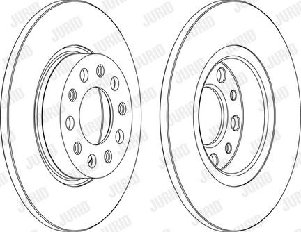 Jurid 562301JC - Спирачен диск vvparts.bg