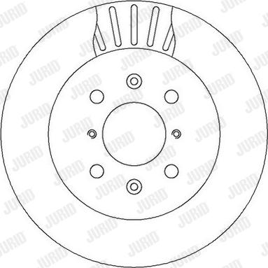 Jurid 562308J - Спирачен диск vvparts.bg