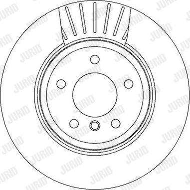 Jurid 562319J - Спирачен диск vvparts.bg