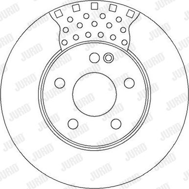 Jurid 562314J - Спирачен диск vvparts.bg