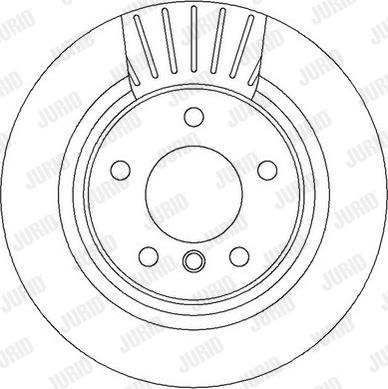 Jurid 562316JC - Спирачен диск vvparts.bg