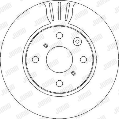 Jurid 562311JC - Спирачен диск vvparts.bg