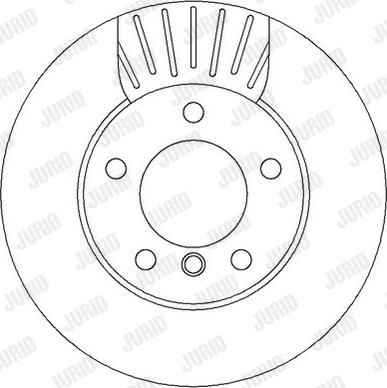 Jurid 562313J - Спирачен диск vvparts.bg