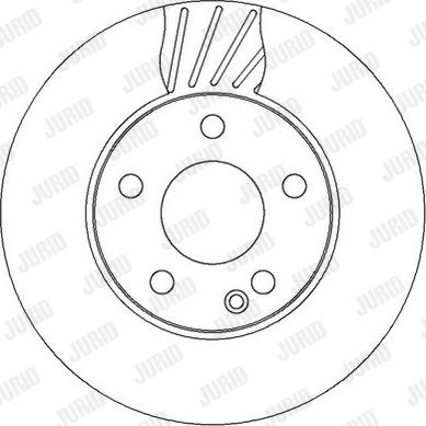 Jurid 562312JC-1 - Спирачен диск vvparts.bg