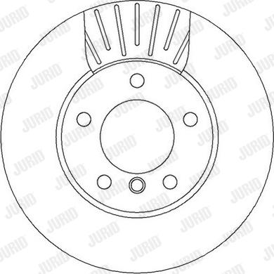 Jurid 562317JC-1 - Спирачен диск vvparts.bg