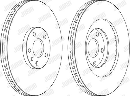 Jurid 562389JC-1 - Спирачен диск vvparts.bg