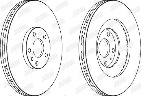 HELLA 8DD 355 121-351 - Спирачен диск vvparts.bg