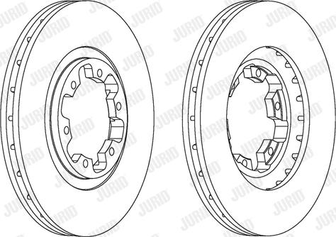 Jurid 562388JC-1 - Спирачен диск vvparts.bg