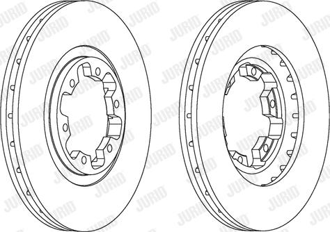 Jurid 562388J - Спирачен диск vvparts.bg