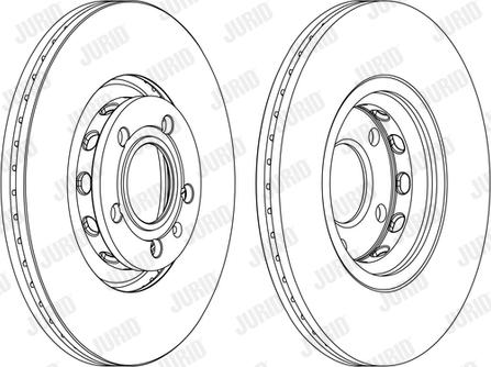 Jurid 562383J - Спирачен диск vvparts.bg