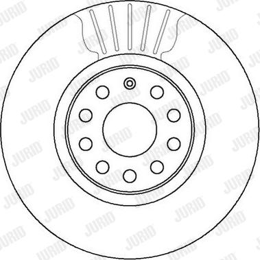 Jurid 562387JC - Спирачен диск vvparts.bg