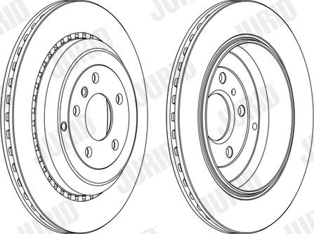 Jurid 562326J-1 - Спирачен диск vvparts.bg