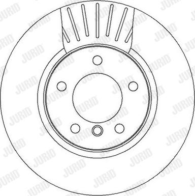 Jurid 562320J - Спирачен диск vvparts.bg