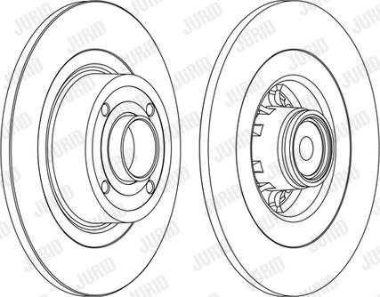 Jurid 562379JC-1 - Спирачен диск vvparts.bg