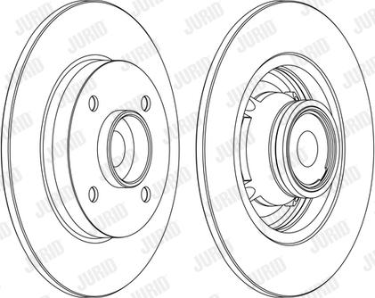 Jurid 562374JC-1 - Спирачен диск vvparts.bg