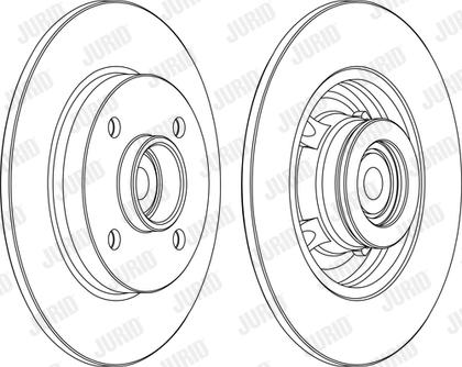 Jurid 562373JC-1 - Спирачен диск vvparts.bg