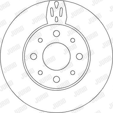 Jurid 562296J - Спирачен диск vvparts.bg