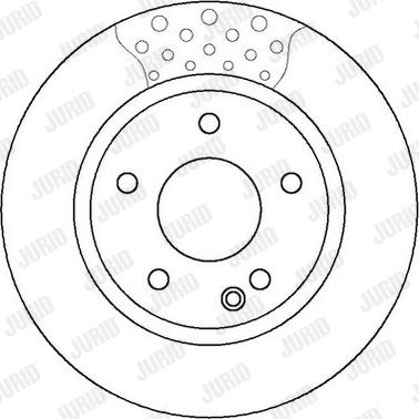 Jurid 562249JC - Спирачен диск vvparts.bg