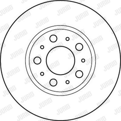 Jurid 562244J - Спирачен диск vvparts.bg