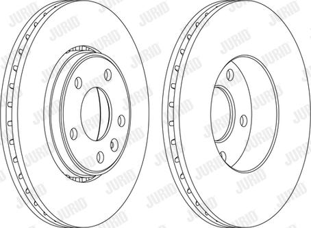 Jurid 562241JC - Спирачен диск vvparts.bg