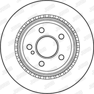 Jurid 562242J - Спирачен диск vvparts.bg