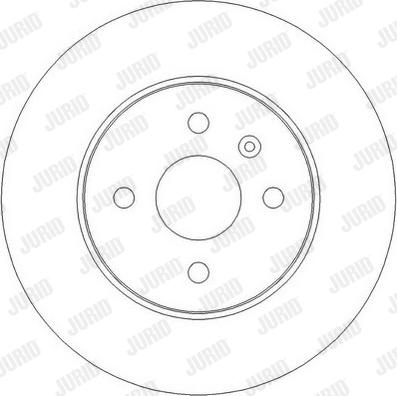 Jurid 562254JC-1 - Спирачен диск vvparts.bg