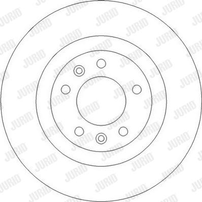 Jurid 562253J - Спирачен диск vvparts.bg