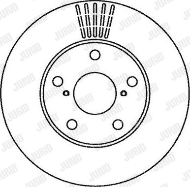 Jurid 562269J - Спирачен диск vvparts.bg