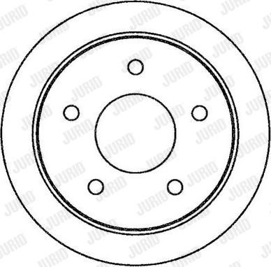 Jurid 562264JC - Спирачен диск vvparts.bg