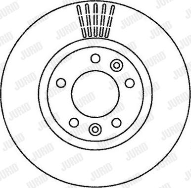 Jurid 562266JC-1 - Спирачен диск vvparts.bg