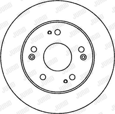 Jurid 562260JC - Спирачен диск vvparts.bg