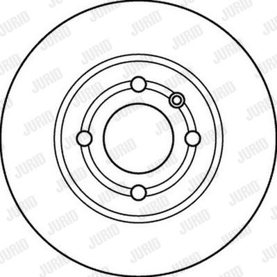 Jurid 562209J - Спирачен диск vvparts.bg