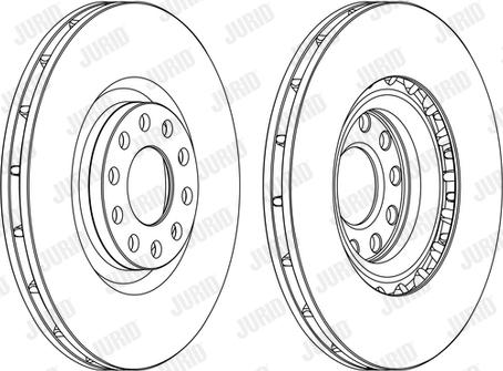 Jurid 562205JC - Спирачен диск vvparts.bg