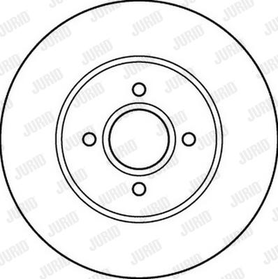 Jurid 562206JC-1 - Спирачен диск vvparts.bg