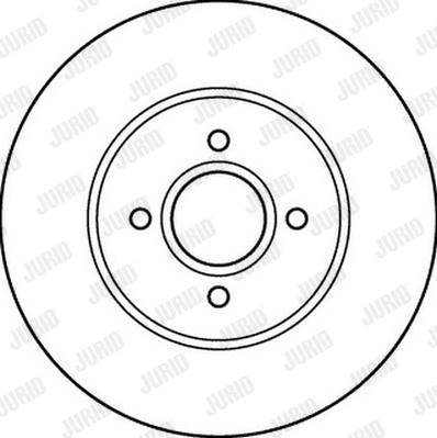 Jurid 562206JC - Спирачен диск vvparts.bg