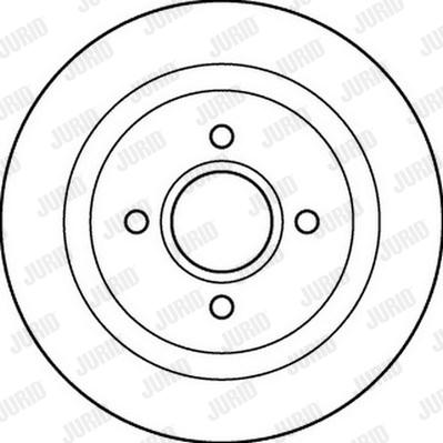 Jurid 562208J - Спирачен диск vvparts.bg