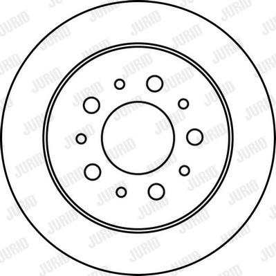 Jurid 562215J - Спирачен диск vvparts.bg