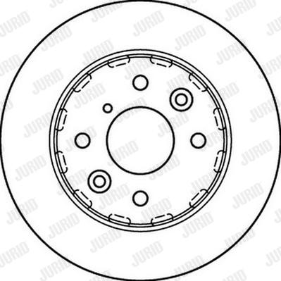 Blue Print ADG04301 - Спирачен диск vvparts.bg