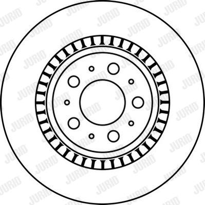 Jurid 562218J - Спирачен диск vvparts.bg