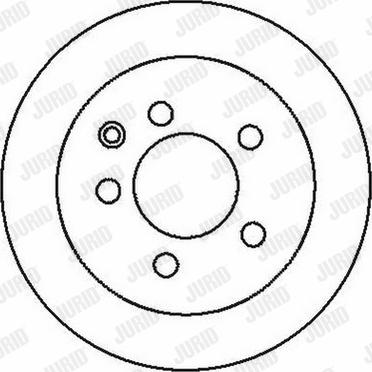 Jurid 562280J - Спирачен диск vvparts.bg